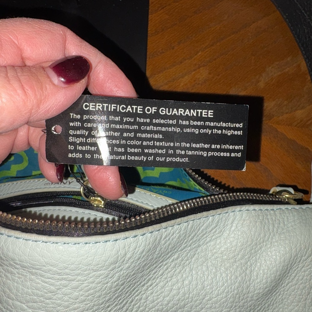 orYANY Cream and Tan Hobo Bag - Picture 7 of 7